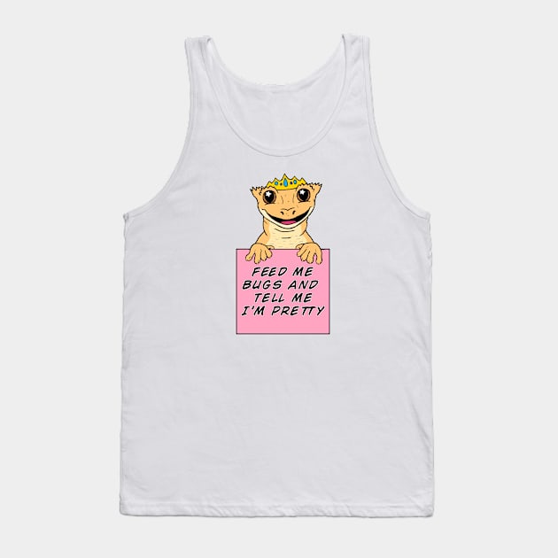 Crested Gecko Princess Tank Top by EcoElsa